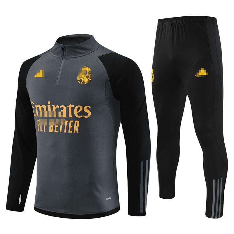 Sudadera de Entrenamiento de Real Madrid 2023/2024 Gris Oscuro